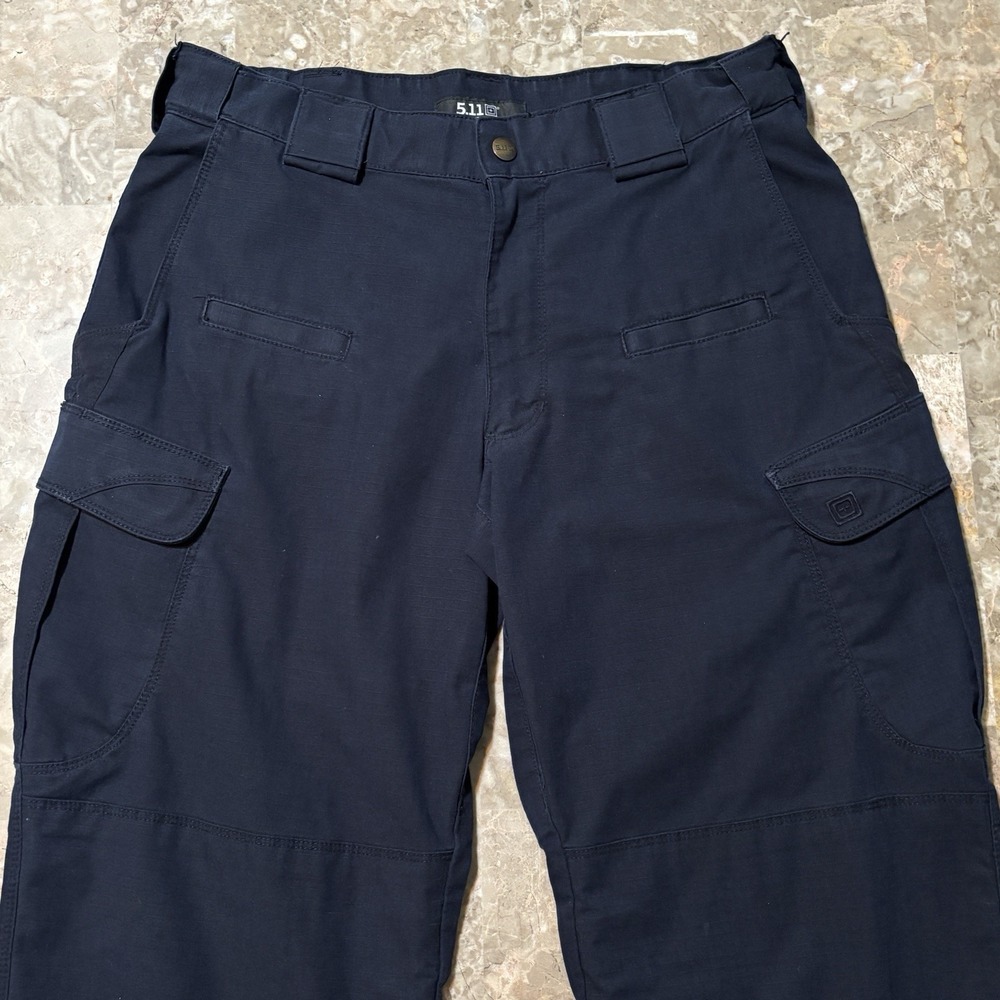 5.11 Tactical Stryke Pants Mens 32x32 (fits 32x31) Blue Ripstop Cargo Work
